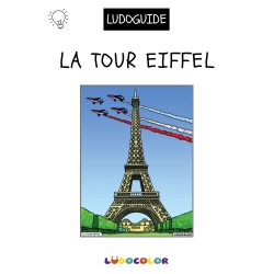 LA TOUR EIFFEL - Tableau velours et son Ludoguide - Ludocolor