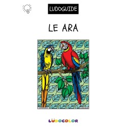 LES PERROQUETS - Tableau velours et son Ludoguide - Ludocolor