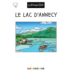 LE LAC D'ANNECY - Tableau velours et son Ludoguide - Ludocolor
