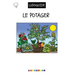 LE POTAGER - Tableau velours et son Ludoguide - Ludocolor