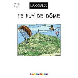 LE PUY DE DOME - Tableau velours et son Ludoguide - Ludocolor