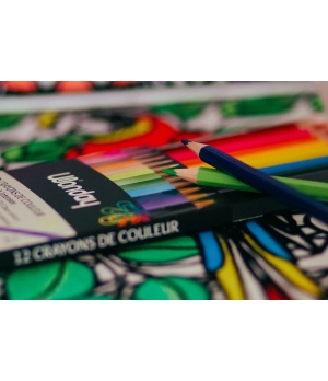 Lot de 12 crayons de couleur - Wonday