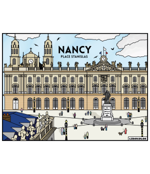 NANCY - Tableau velours et son Ludoguide - Ludocolor