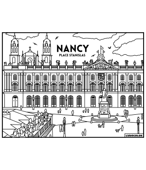 NANCY - Tableau velours et son Ludoguide - Ludocolor