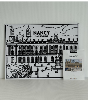 NANCY - Tableau velours et son Ludoguide - Ludocolor