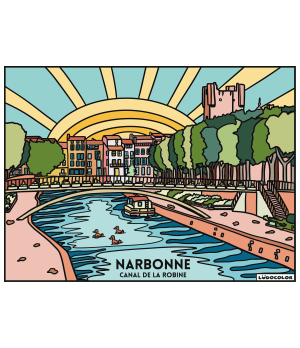 NARBONNE - Tableau velours et son Ludoguide - Ludocolor