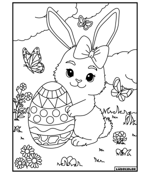 LAPINS - Tableau velours et son livret éducatif - Ludocolor