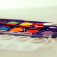 12 pastilles de gouache + 1 pinceau - Wonday