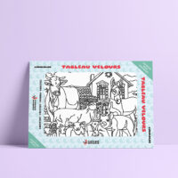 Coloriage velours animaux de la ferme