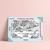 Coloriage velours Cassis - Les Calanques