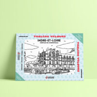 Coloriage velours Indre-et-Loire - Château de Chenonceau