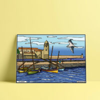 Coloriage velours Collioure