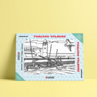 Coloriage velours Collioure