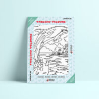 Coloriage velours dauphin