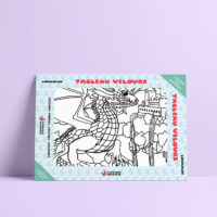 Coloriage velours dragon