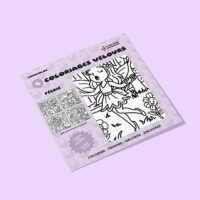 Coloriage velours féerie