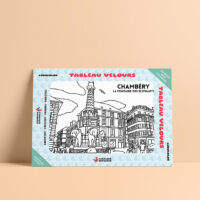 Coloriage velours Chambéry - La Fontaine des Éléphants