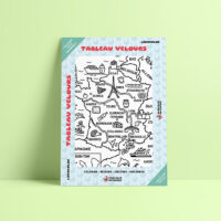 Coloriage velours Carte de France