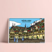 Coloriage velours Hôtel-Dieu - Hospices de Beaune