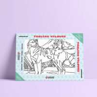 Coloriage velours husky