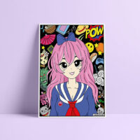 Coloriage velours manga