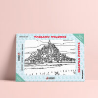Coloriage velours Le Mont Saint-Michel