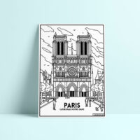 Coloriage velours Notre-Dame de Paris