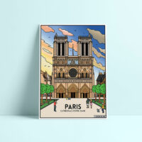 Coloriage velours Notre-Dame de Paris