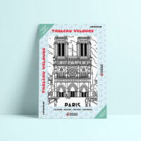Coloriage velours Notre-Dame de Paris