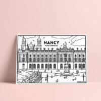 Coloriage velours Nancy - Place Stanislas