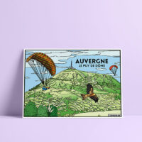 Coloriage velours Auvergne - Puy de Dôme