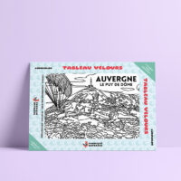 Coloriage velours Auvergne - Puy de Dôme