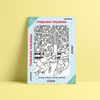 Coloriage velours Rugby