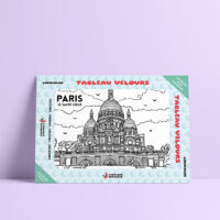 Coloriage velours Paris - Sacré Cœur