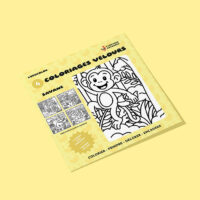 Coloriage velours savane