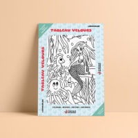 Coloriage velours sirène