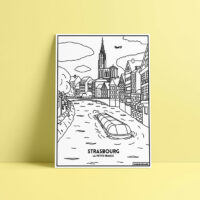 Coloriage velours Strasbourg