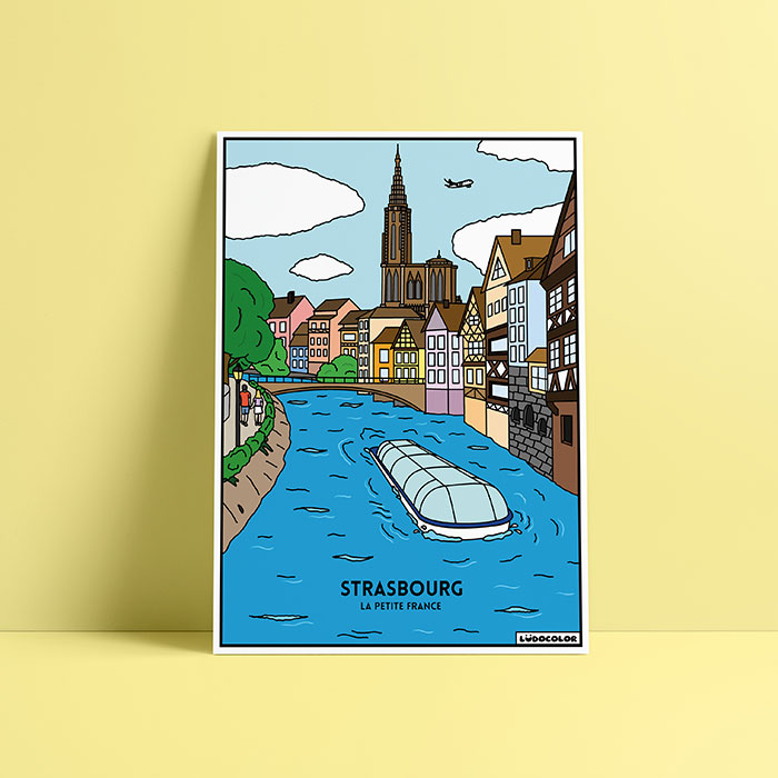 Coloriage velours Strasbourg