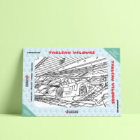 Coloriage velours Supercars