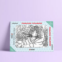 Coloriage velours tigre