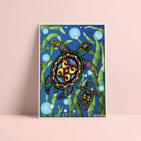 Coloriage velours Tortue