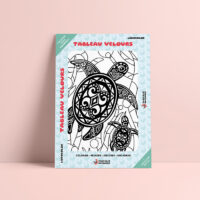 Coloriage velours Tortue