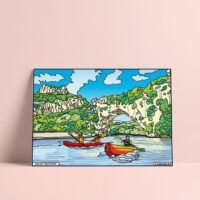 Coloriage velours Vallon-Pont-d'Arc