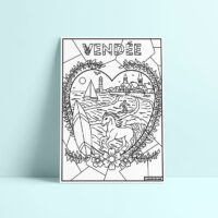 Coloriage velours Vendée