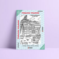 Coloriage velours Marseille - Le Vieux-Port