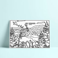 Coloriage velours Vosges