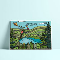 Coloriage velours Vosges