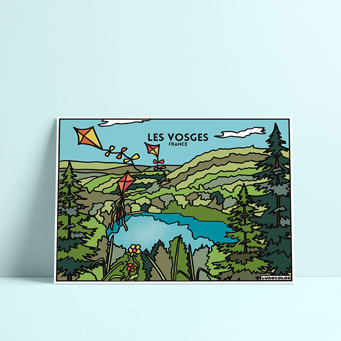 Coloriage velours Vosges