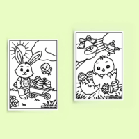 Mini duo velours Pâques