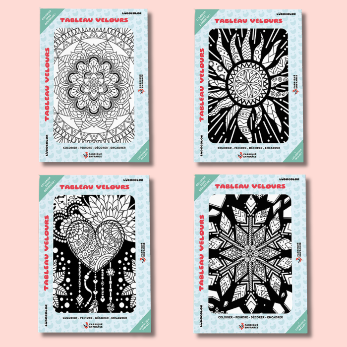Tableaux Velours Mandalas